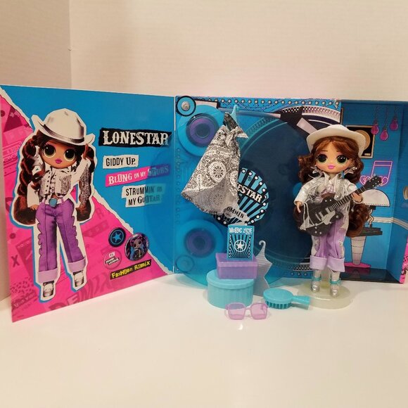 L.O.L. Surprise! O.M.G. Remix Lonestar Doll & Accessories, EUC - Picture 10 of 13